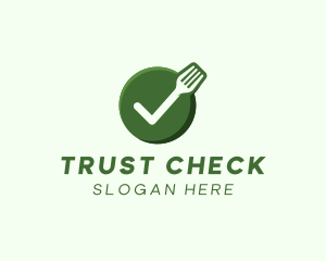 Vegan Food Check logo design