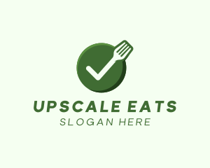 Vegan Food Check logo design