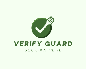 Vegan Food Check logo design