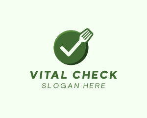 Vegan Food Check logo design