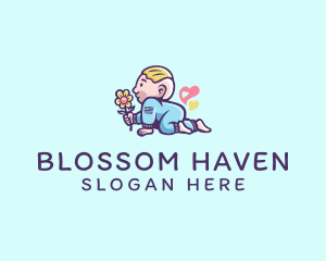 Baby Nursery Flowers logo