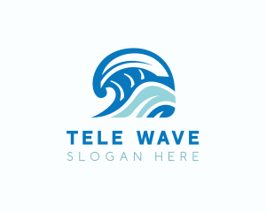 Wave Sea Tourism logo design