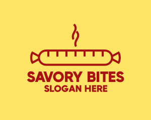 Hot Sausage Deli logo design
