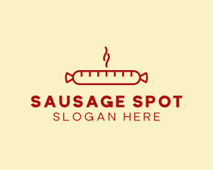 Hot Sausage Deli logo design