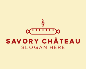 Hot Sausage Deli logo design