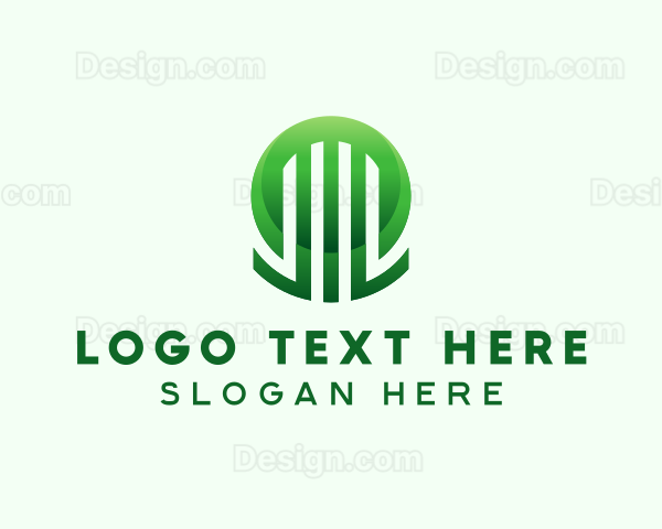 Contemporary Digital Sphere Logo