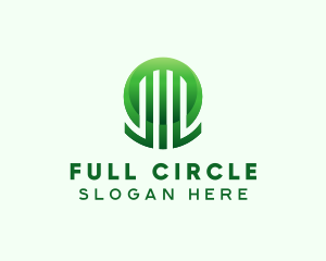 Modern Digital Circle logo design