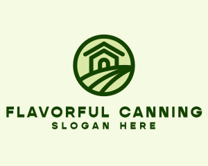 Farmhouse Farm Landscape logo design