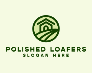 Farmhouse Farm Landscape logo design