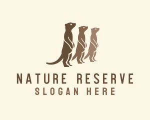 Wild Meerkat Nature logo design