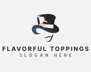 Gentleman Top Hat logo design