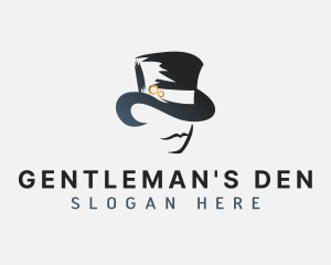 Gentleman Top Hat logo design