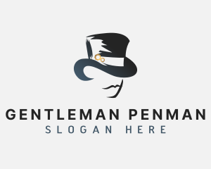 Gentleman Top Hat logo design