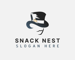 Gentleman Top Hat logo design