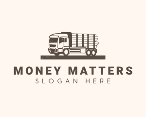 Farm Logging Truck Logo