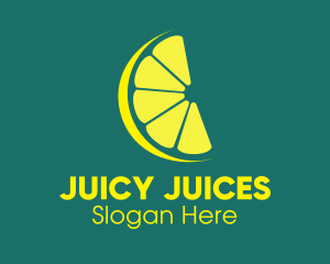Lemon Lime Citrus Slice logo