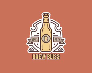 Beer Bottle Brewery logo design