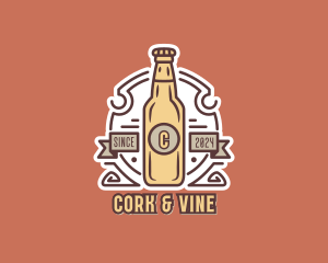 Beer Bottle Brewery logo design