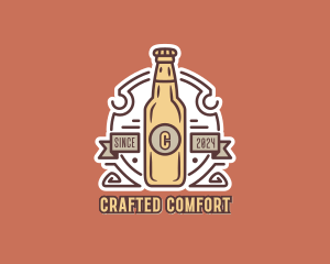 Beer Bottle Brewery logo design