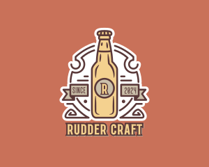 Beer Bottle Brewery logo design