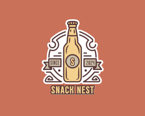 Beer Bottle Brewery logo design