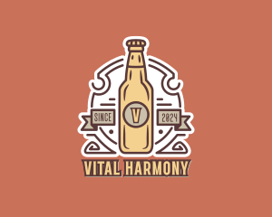 Beer Bottle Brewery logo design