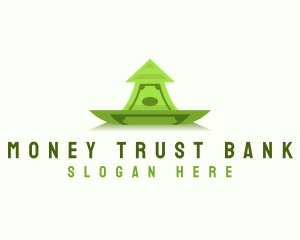 Dollar Money Arrow logo design