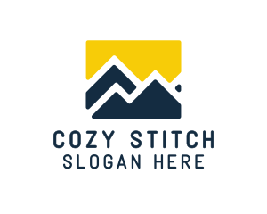 Mountain Peak Hiking Logo