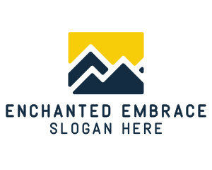 Mountain Peak Hiking logo design