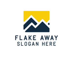 Mountain Peak Hiking logo design