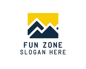 Mountain Peak Hiking logo design