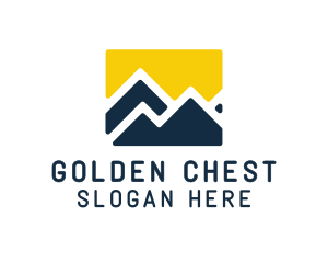 Mountain Peak Hiking logo design