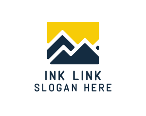 Mountain Peak Hiking logo design