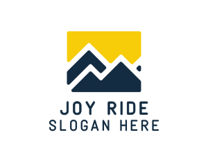 Mountain Peak Hiking logo design