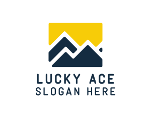 Mountain Peak Hiking logo design