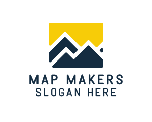 Mountain Peak Hiking logo design