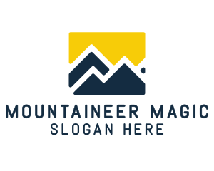 Mountain Peak Hiking logo design