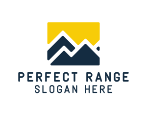 Mountain Peak Hiking logo design