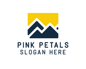 Mountain Peak Hiking logo design