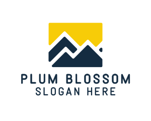 Mountain Peak Hiking logo design