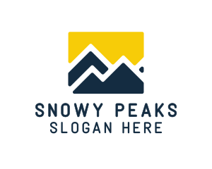 Mountain Peak Hiking logo design