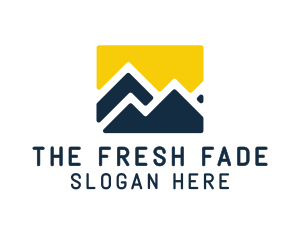 Mountain Peak Hiking logo design