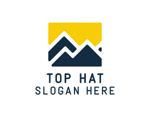 Mountain Peak Hiking logo design