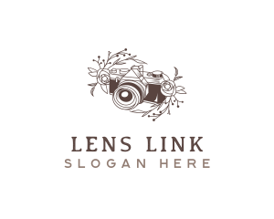 Camera Lens Photography logo design