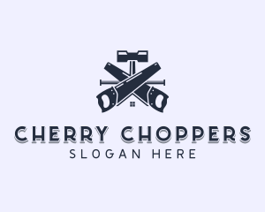 Hand Saw Repair logo design