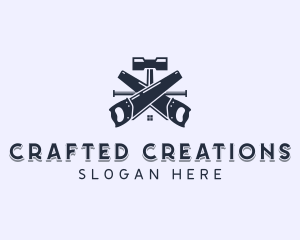 Hand Saw Repair logo design