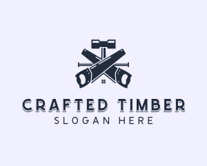 Hand Saw Repair logo design