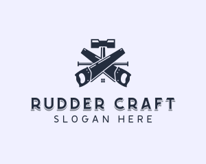 Hand Saw Repair logo design