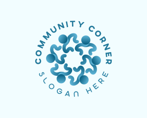 People Community Group logo design