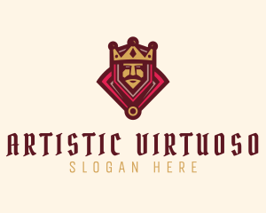 Ancient Medieval King  logo design